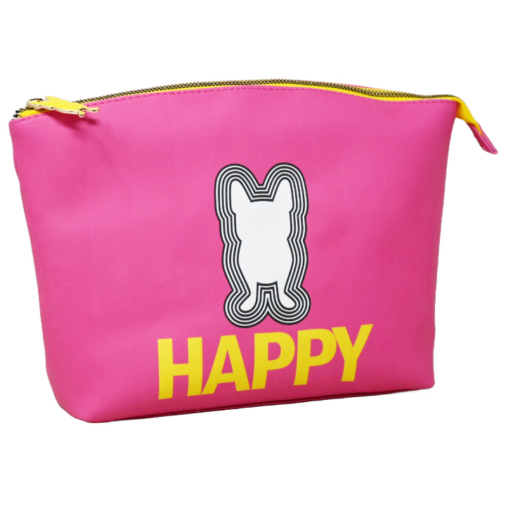 *OUTSIDE OF CA* LRG PRINTED CURVED TOP POUCH C/P 40