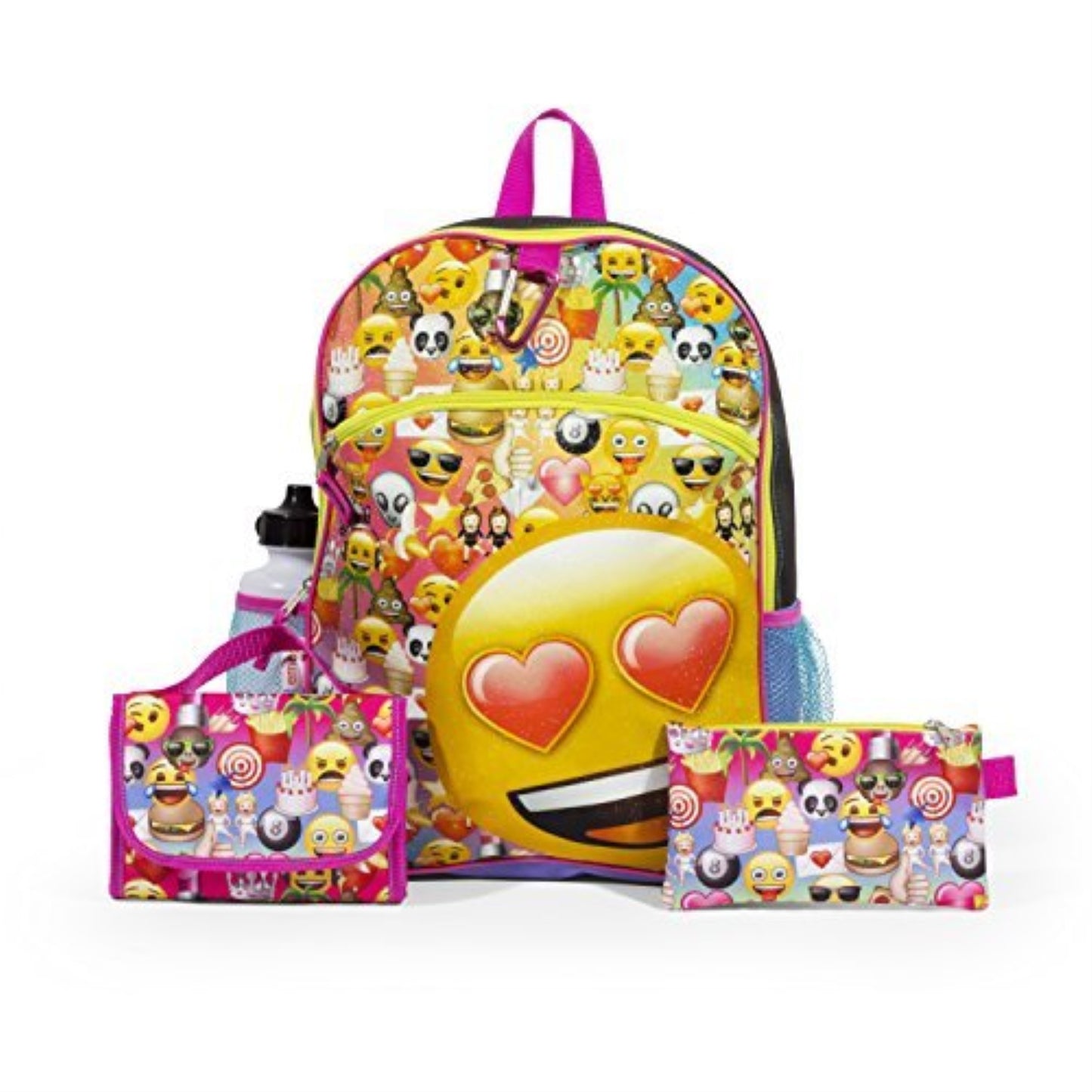 Smiley Face Backpack 5pc Essential Set C/P 24