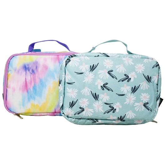 COOLER LUNCH BAGS 2-ASST PRINTS C/P 24