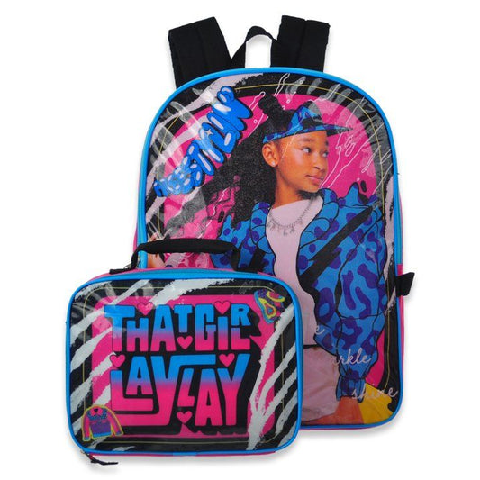 THAT GIRL LAY LAY BACKPACK wLUNCH BAG C/P 24