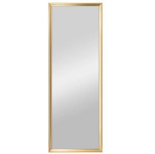 23x66" LARA GOLD LEANER FRAMED MIRROR C/P1