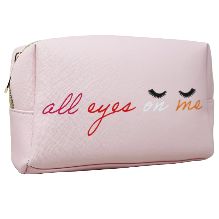 *OUTSIDE OF CA* LRG RECT. PRINTED COSMETIC BAG C/P 40