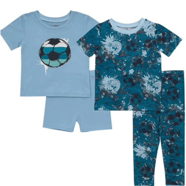 Blu Soccer 4pc Pajama Set 5-16 C/P 40 Little Dreamer