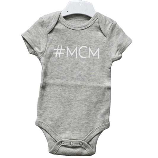 0-3 Month Gray Onesie- MCM C/P 48