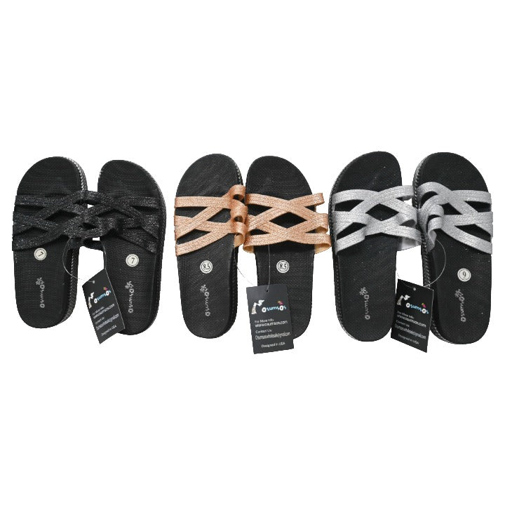*OUT OF CA* WOMEN SLIDE SANDALS 3-ASST COLOR/5-ASST SIZE C/P 20