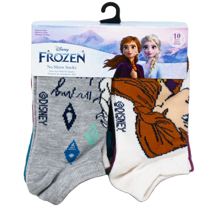 10pk FROZEN 2 IN MY ELEMENT NS SOCKS SIZE 6-8 C/P 60