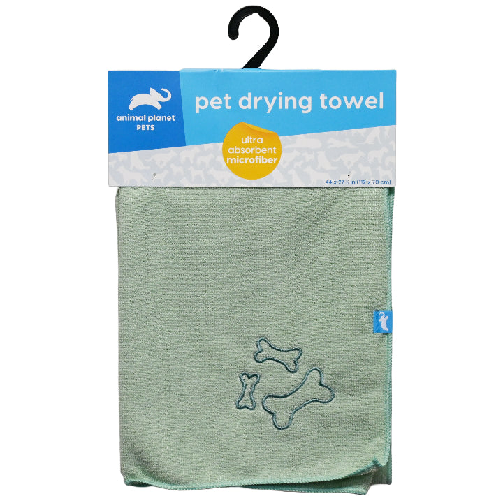 44"x27" SAGE EMBROIDERED DRYING TOWEL C/P 24