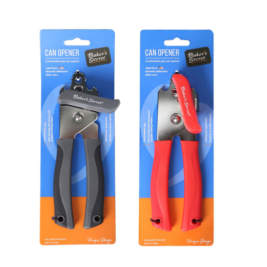 Baker's Secret Stainless Steel Can Opener, Assorted Colors C/P 36