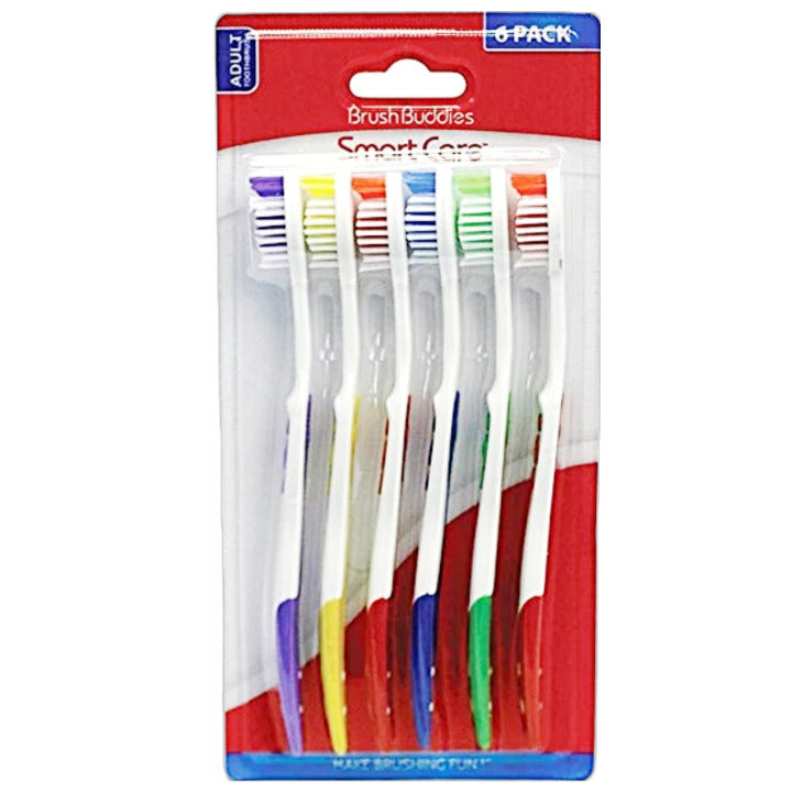 6pk MED. ASST TOOTHBRUSHES C/P 72