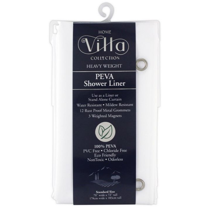 70"x72" FROSTED PEVA SHOWER LINER C/P 24