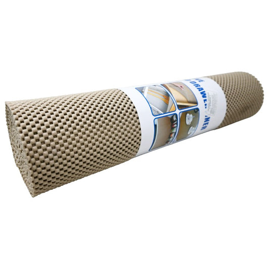 18x120" BEIGE SHELF LINER RAY STAR C/P 12