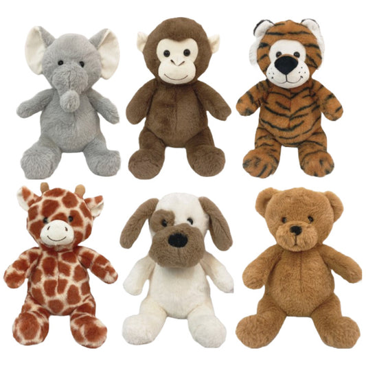10.5" ANIMAL PLUSH 6-ASST C/P 60