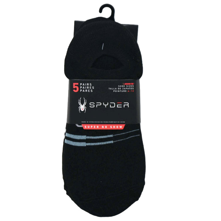 5pk SPYDER DBL STRIPE SUPER NS SOCKS SIZE 10-13 C/P 60