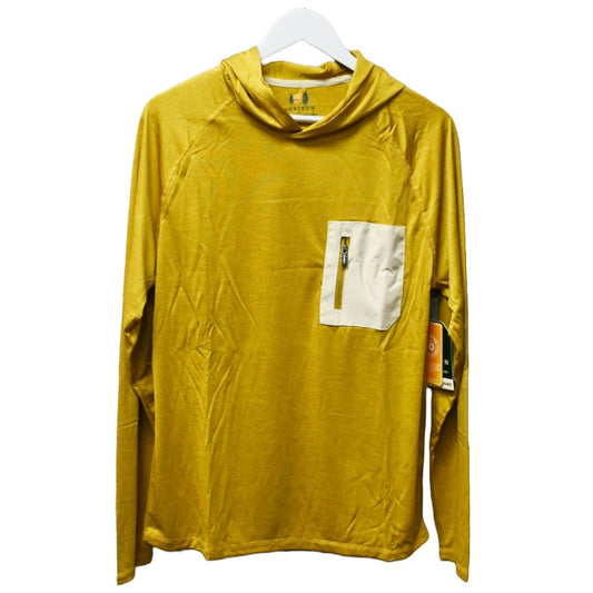 M-XXL GOLD SPACE DYE LONG SLEEVE HOODIE C/P 12 HORIZON
