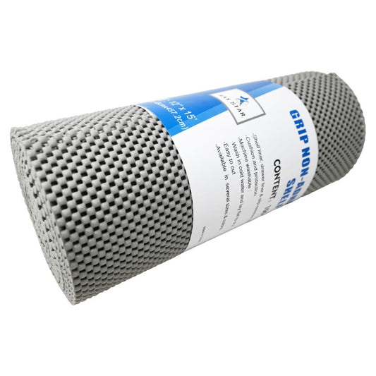 12x180" GRAY SHELF LINER RAY STAR C/P 12