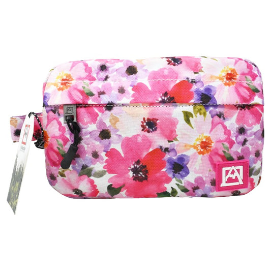 *OUTSIDE OF CA*SM PNK FLWR TOILETRY BAG C/P 30 AVALANCHE