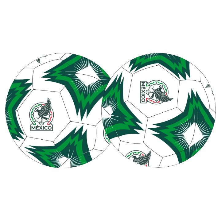 Grn Wht Mexico Soccer Ball C/P 8