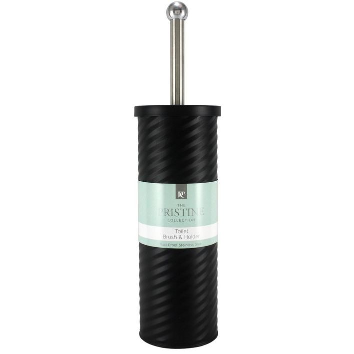 TALL TOILET BRUSH W/HOLDER C/P 12