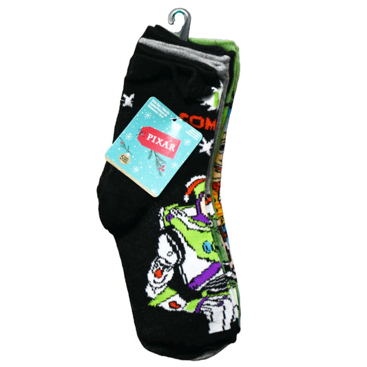 5pk TOY STORY MERRY CHRISTMAS CREW SOCKS SIZE 6-8 C/P 60