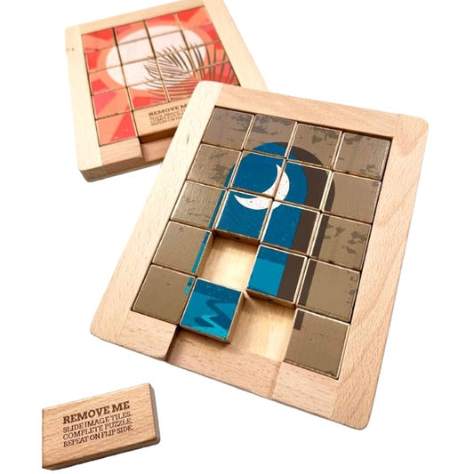 Wood Puzzle Night v. Day 2-Sided C/P 48