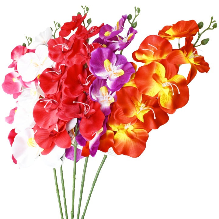 ASST SATIN ORCHID SPRAY 9 FLOWERS 38" C/P 288