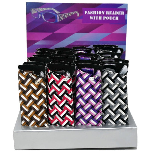 24 Asst Reading Glasses C/P 288