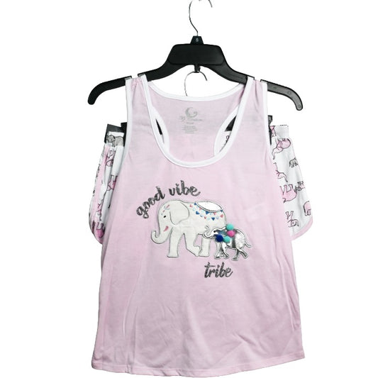 2pc Vibe Tank Short Set C/P 14 PJ Couture