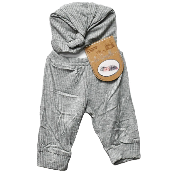 Sodorable 2 PC LONG HAT AND PANT SET - HEATHER GRAY C/P 36