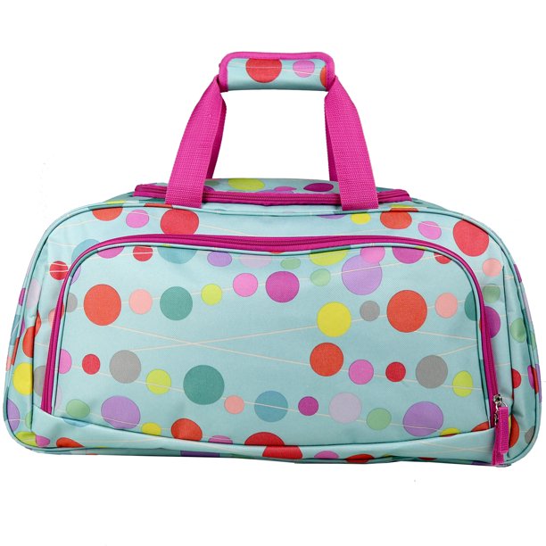 22" CONFETTI PRINT DUFFLE BAG C/P: 3