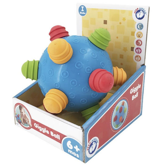 GIGGLE BALL WITH SENSORY NUBS C/P 6