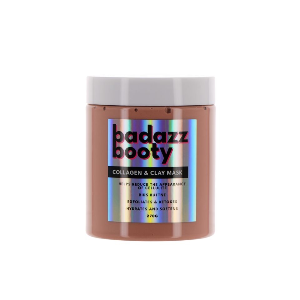 270g BADAZZ BOOTY COLLAGEN & CLAY MASK C/P 50