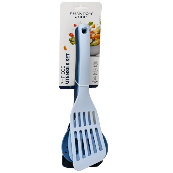 7pc Navy Kitchen Utensil Set C/P 6