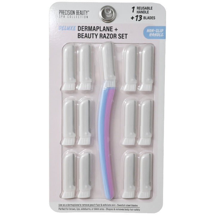 14pc Prp Pnk Dermaplane Set C/P 72 Precision Beauty