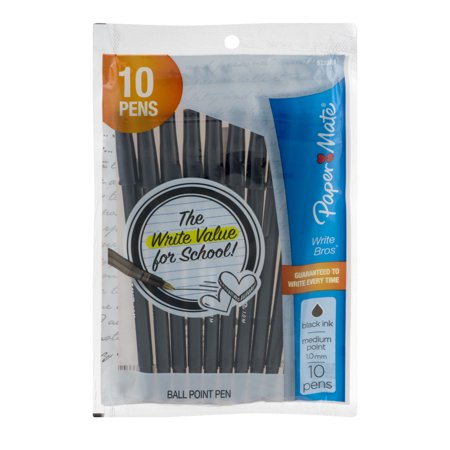 Paper Mate 10CT+1 BLACK BALLPPOINT PENS C/P 72