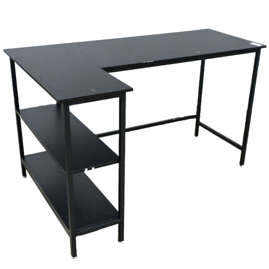 Dk Brn Desk MDF Metal Legs 50.5"x31.5"x29" (No UPC, FNSKU Only) C/P 1