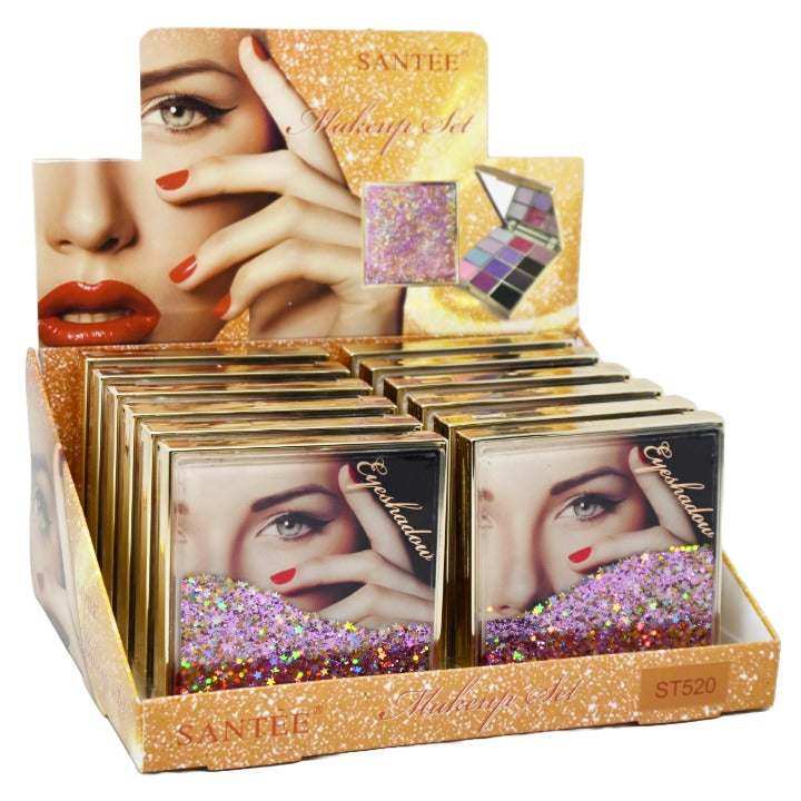 Eyeshadow & Blush Makeup Kit in 12pc Displayer C/P 48 SANTEE