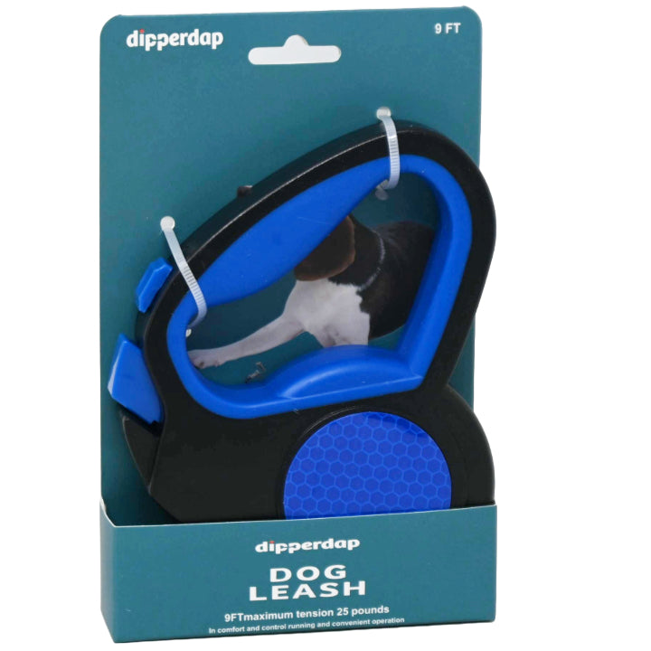 REFLECTIVE 9FT RETRACTABLE LEASH C/P 12