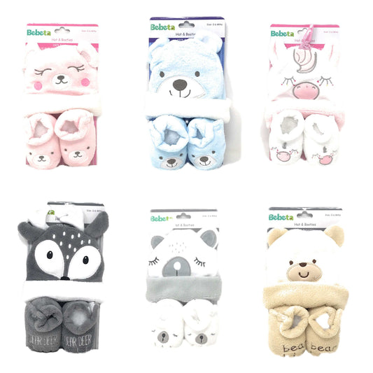 BABY BOOTIES, 4 ASST STYLES C/P 12