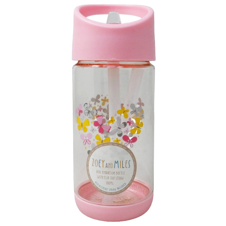Kids Heart Butterflys Bottle C/P 24 Zoey & Miles