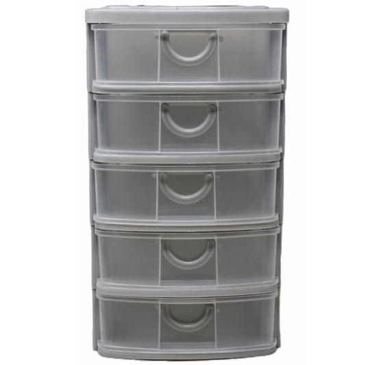 LONDON FOG 5-DRAWER GREY MINI ORGANIZER C/P 12