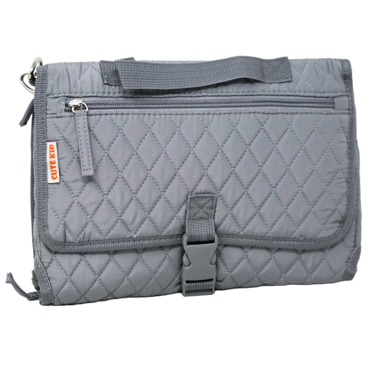 *OUTSIDE OF CA* GREY DOT BABY PORTABLE CHANGING PAD C/P 25