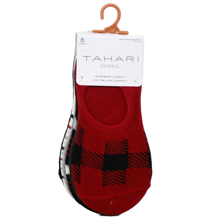 6pk TAHARI GIRLS SNK LINER PATTERN LINER SIZE 6-8 ASST COLOR/PRINT C/P 60