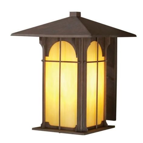 11.5" BRONZR FINISH WALL LANTERN C/P 1,COLORBOX