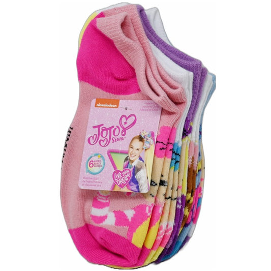6pk 6-8 JOJO SIWA BE TRUE NS SOCKS C/P 30
