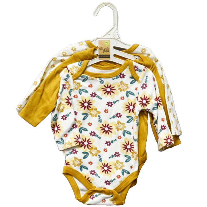 3pc FLORAL BODYSUITS C/P 48
