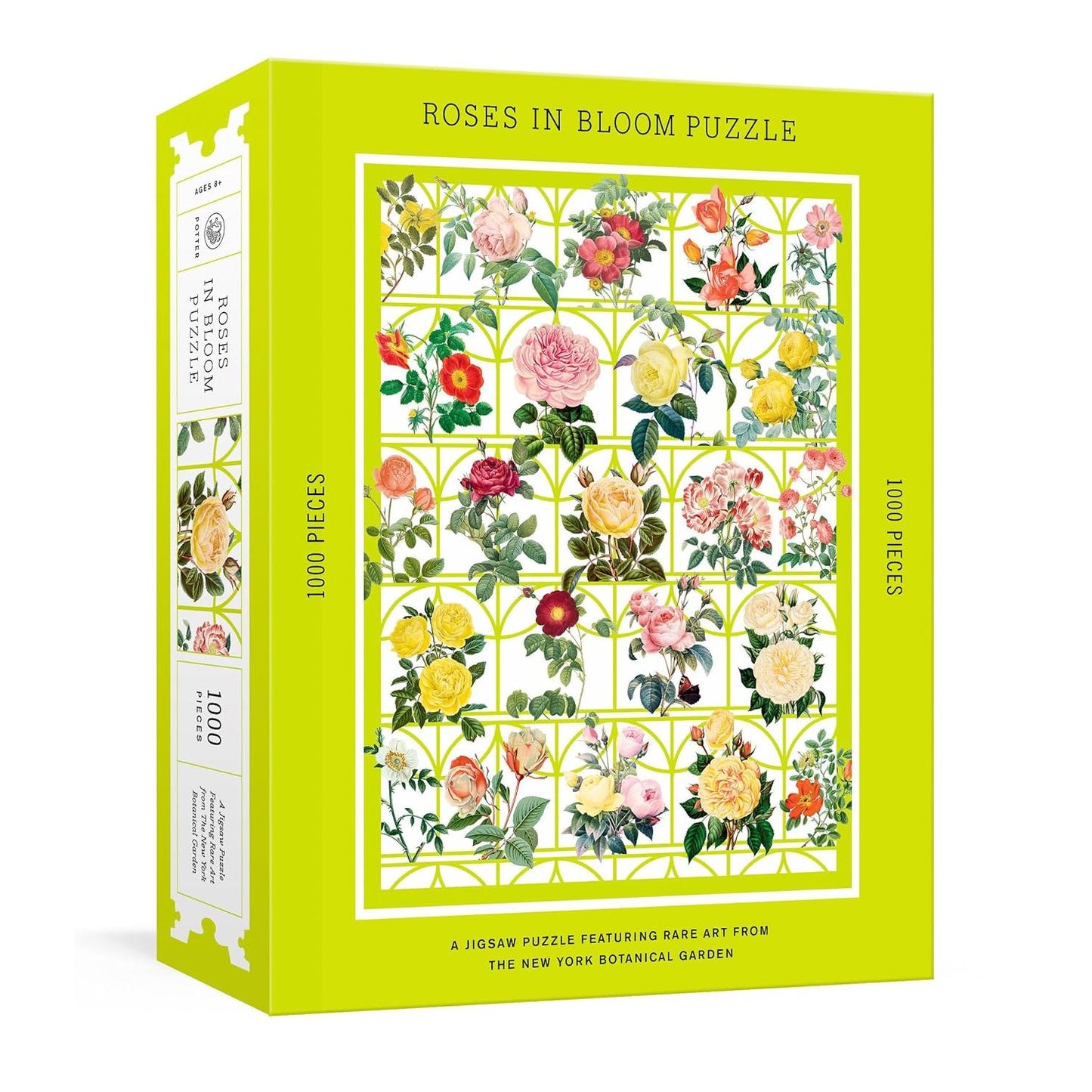 1000pc Roses In Bloom Puzzle: Jigsaw Puzzle C/P 16