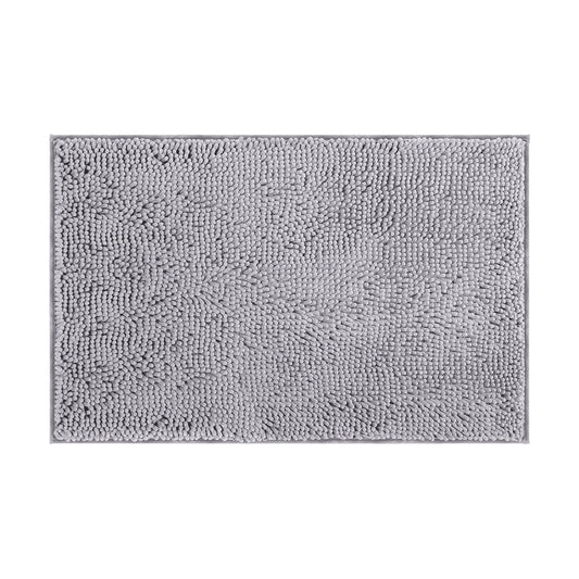 20"x30" ULTIMATE GREY SOLID BATHROOM RUG C/P 18