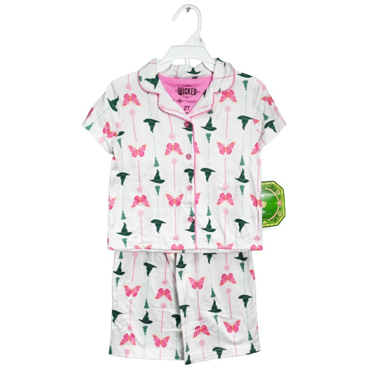 Witch Elements Sz 2T,3T,4T 2pc Pajama Set Sleepwear C/P 6 Wicked
