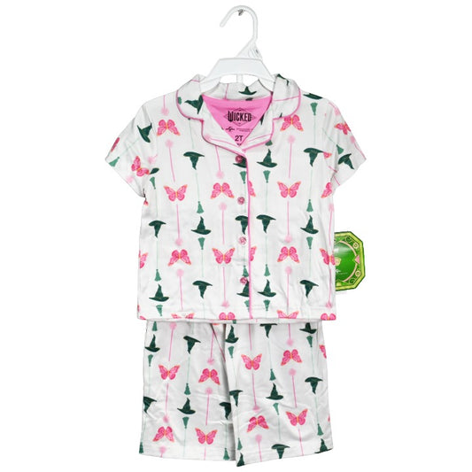 Witch Elements Sz 2T,3T,4T 2pc Pajama Set Sleepwear C/P 6 Wicked