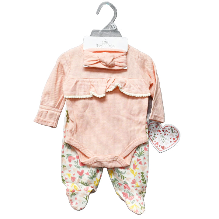 3pc PINK TOP/PANT SET -MELODY C/P 48